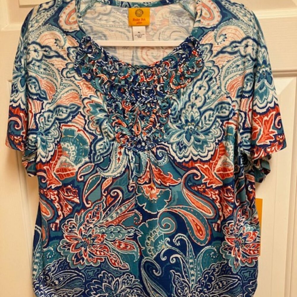 Ruby Rd summer top NWT PL